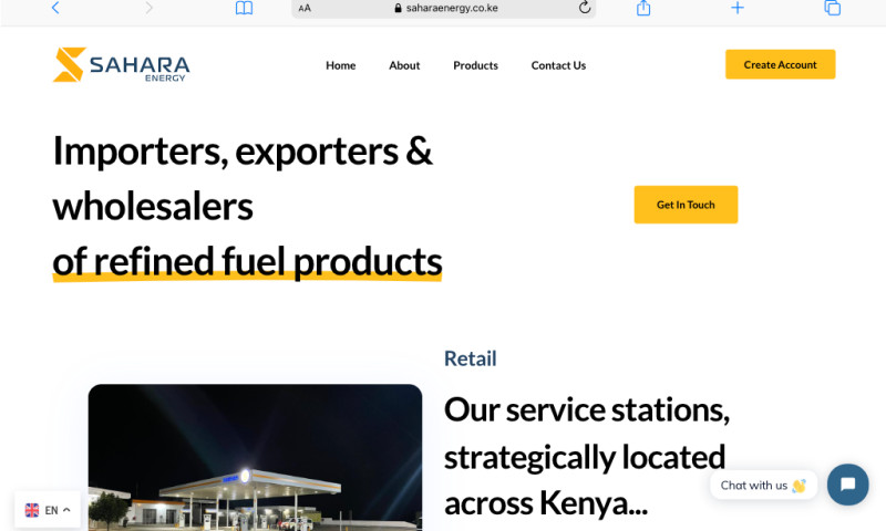 Website development | Energy & Oil Industry