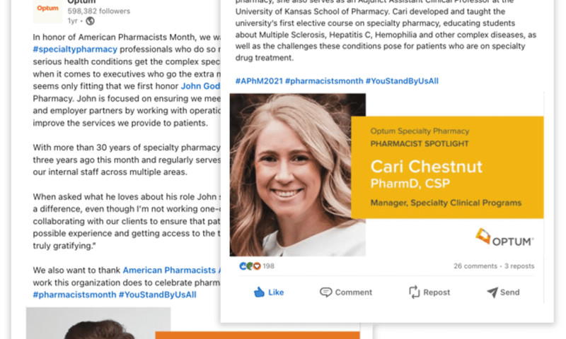 Social Media Campaigns for Optum
