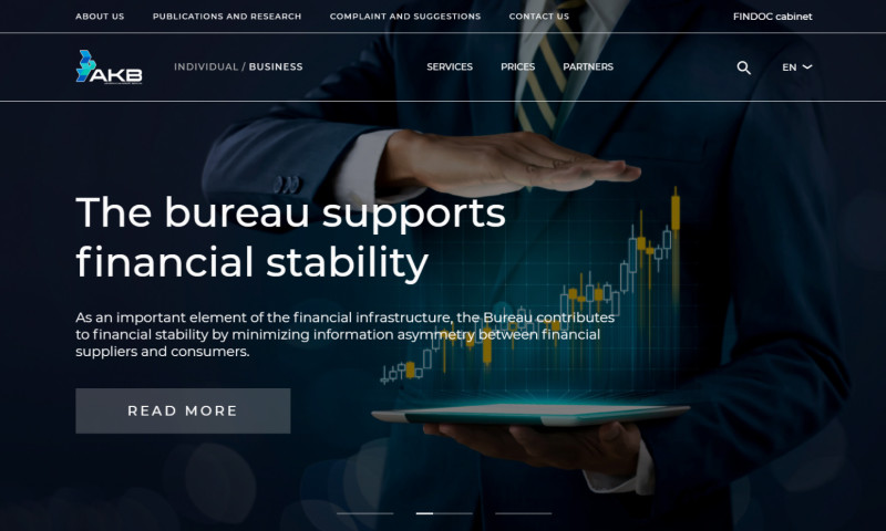 Website Development for Azerbaijan Credit Bureau