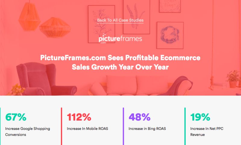 PictureFrames.com Sees Profitable Ecommerce Sales Growth Year Over Year