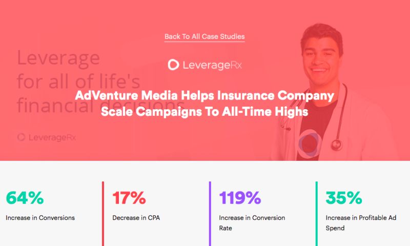 AdVenture Media Helps Insurance Company Scale Campaigns To All-Time Highs