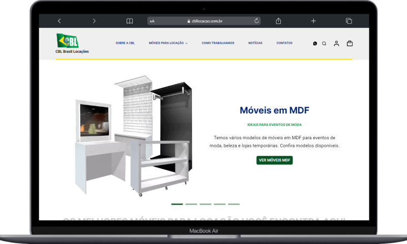 Loja virtual CBL Locações