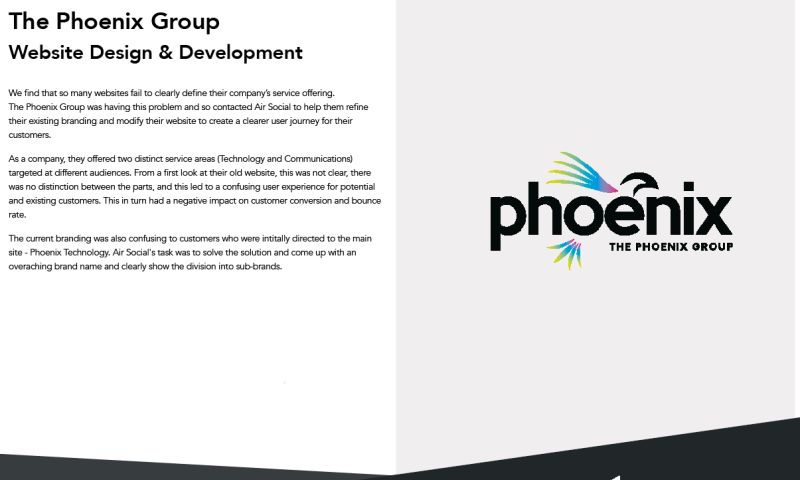 The Phoenix Group: Website Design & Development
