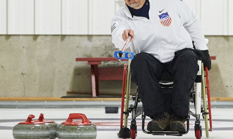Paralympian Wheelchair Curler Steve Emt