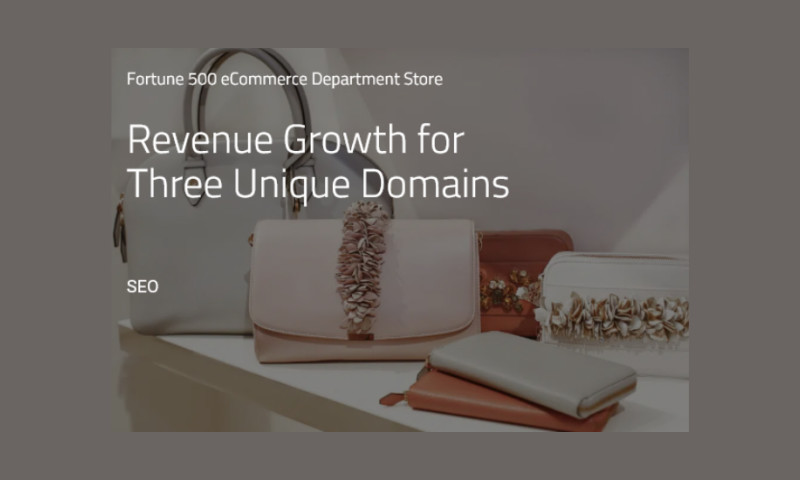 Revenue growth for three unique domains.
