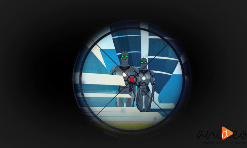Robot | 2D Animation By Anideos
