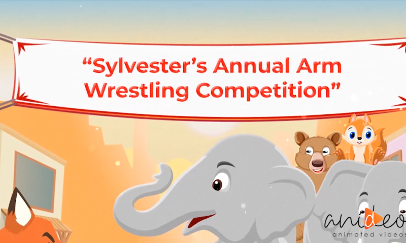 Arm Wrestling | 2D Animation by Anideos