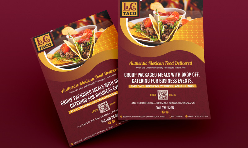 Restaurant Marketing with an Eye-Catching Flyer Design