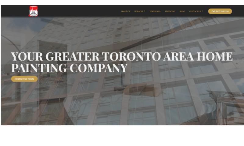 Web Design GTA Home Painting