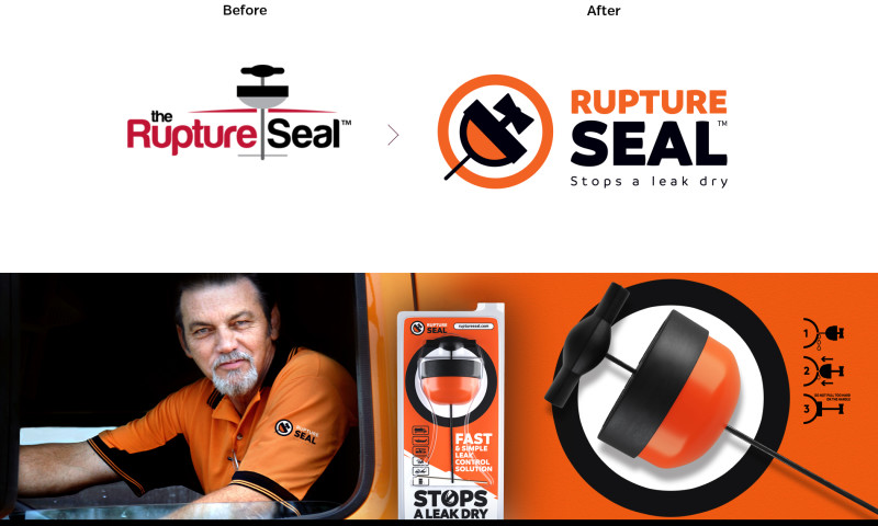 The Rupture Seal — complete rebranding