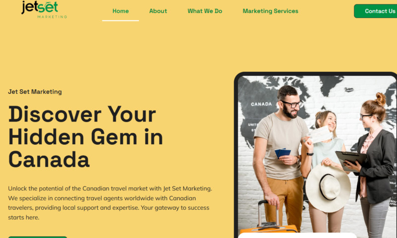 Basic Business Website for Marketing Company