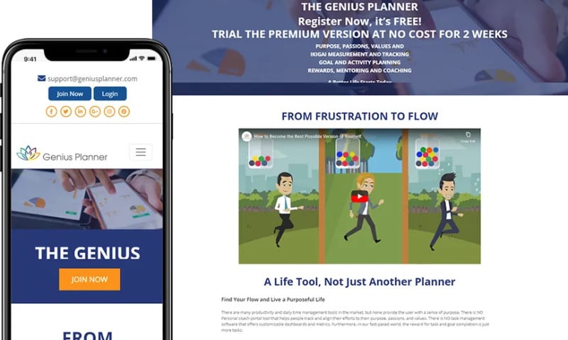 Genius Planner - NodeJs - Productivity Planner