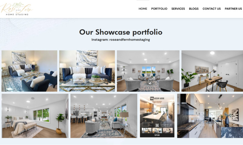 Home Staging Website Development