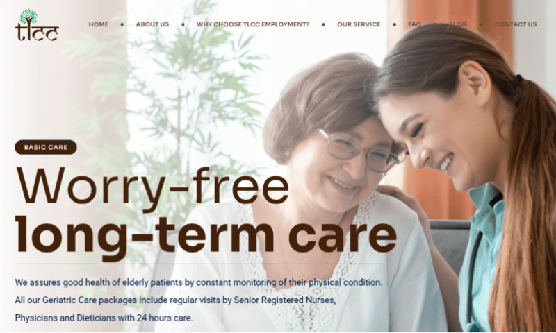 Healthcare Employment Agency Website Development