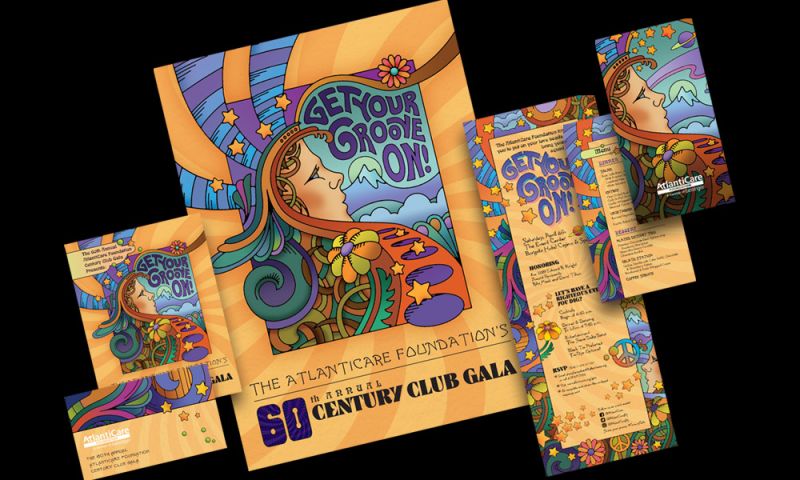 Atlanticare Gala Branding & Illustration