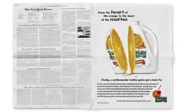 Tropicana "Heart of the Orange"