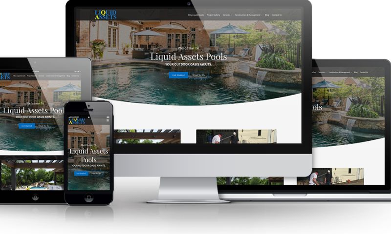 Liquid Assets Pools Website
