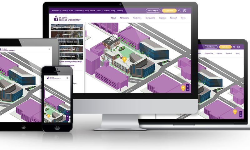 St. Louis College of Pharmacy Interactive Campus Map