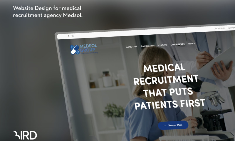 Website Redesign for Healthcare Recruitment