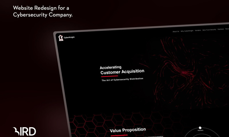 Web Design for Cyber Security Company