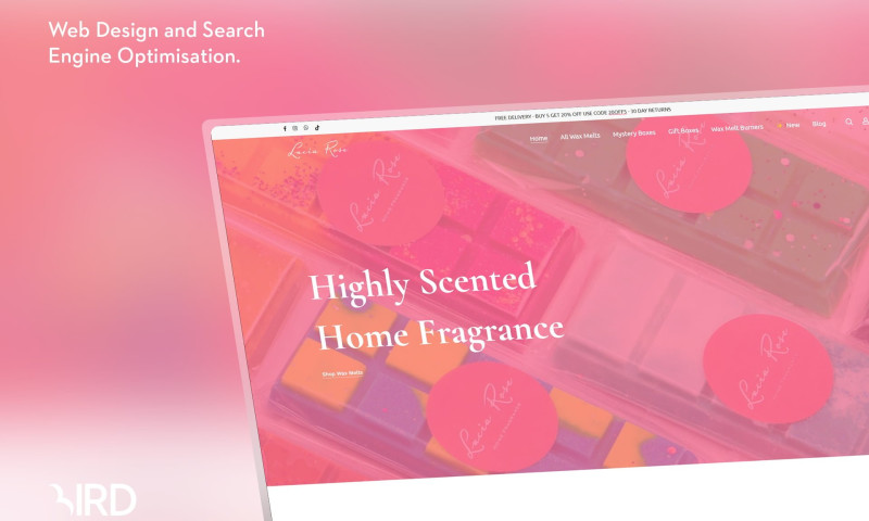 A Vibrant Online Presence for Eco-Friendly Wax Melts