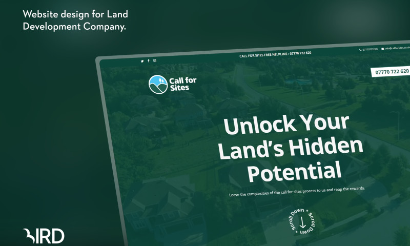 Website Design For Landing Development Company