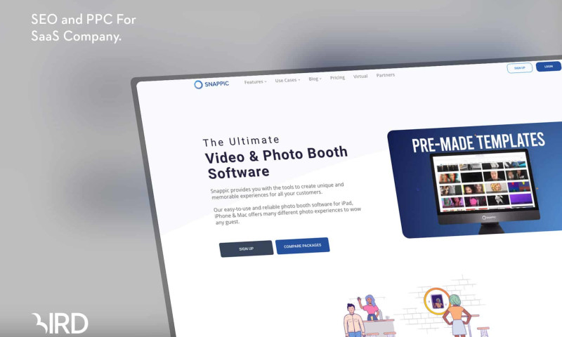 SaaS SEO for Photo Booth Software Provider