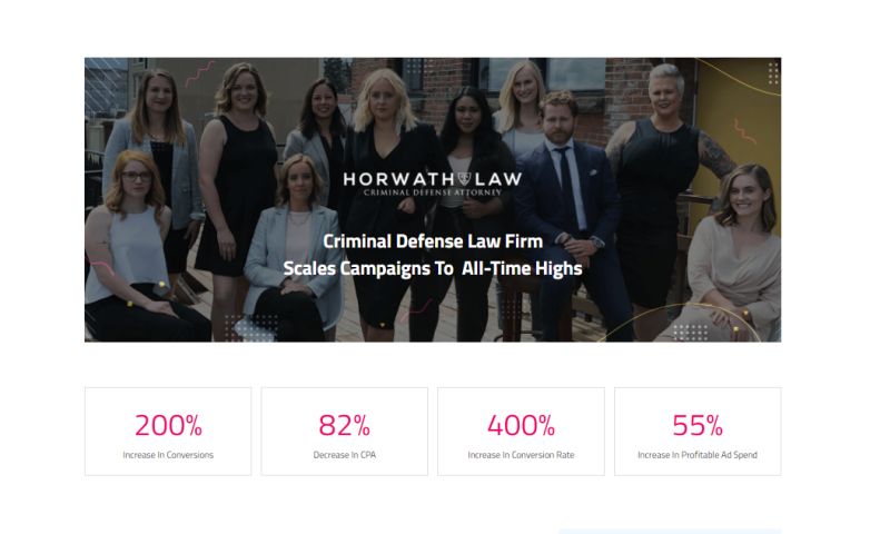 Criminal Defense Law Firm Scales Campaigns To All-Time Highs