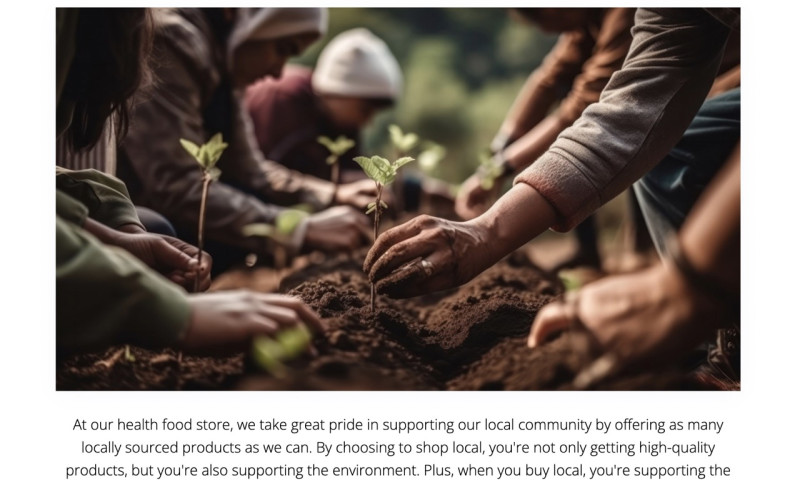 Grassroots Health Foods Copywriting