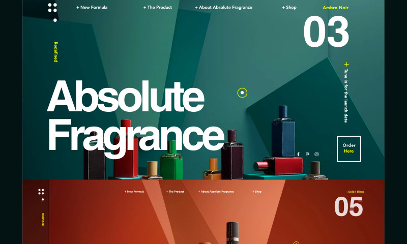 Absolute Fragrance - Web Design