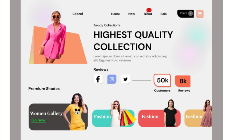 Fashion Hunt website redesign