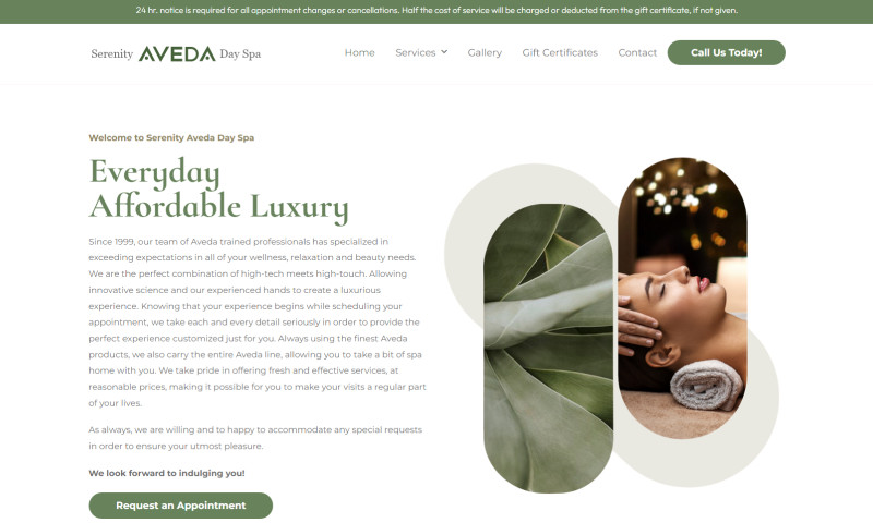 Serenity Aveda Day Spa