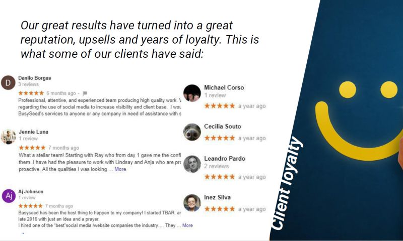 Happy clients