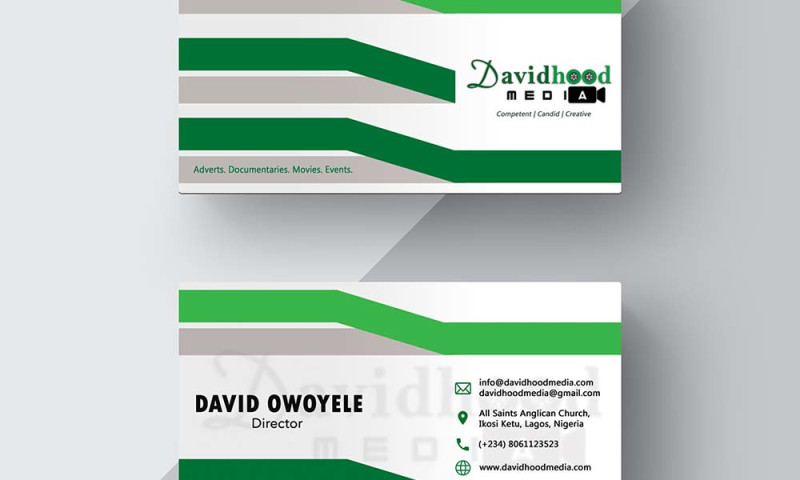 Card Design for Davidhood Media