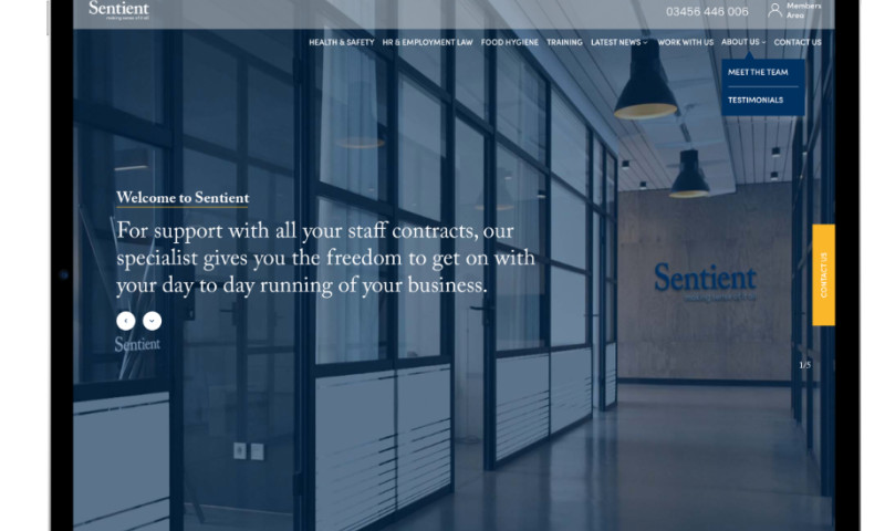 Sentient - Custom Web Design & CMS Development