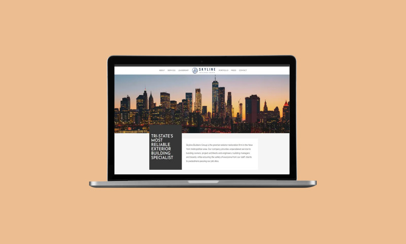 NYC Construction Company Website