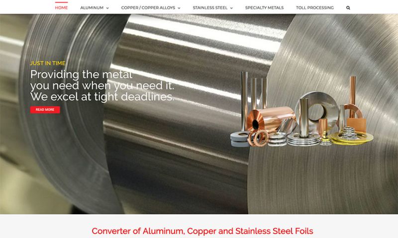 Comet Metals Web Design