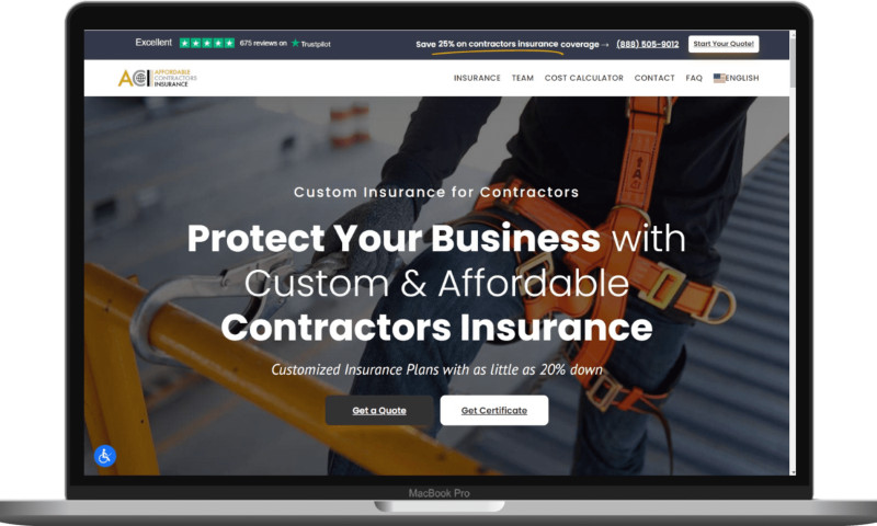 Affordable Contractors Insurance