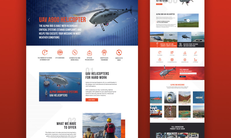 Alpha Unmanned Systems | Web Design & Google Ads
