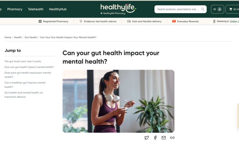 Healthylife Multi-Year Content Marketing Success