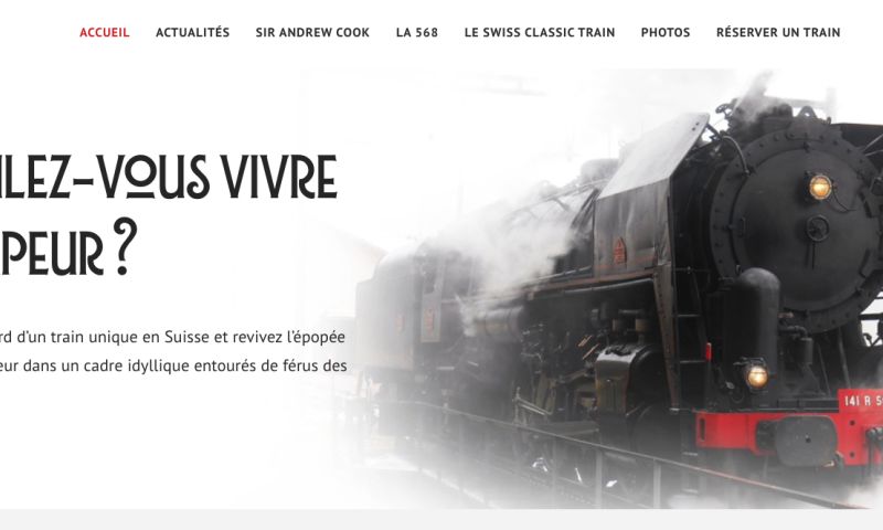 Website redesign and creation of a web interface for train trip creation and ticketing