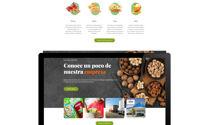 Web Site - Alimentos Campo rey