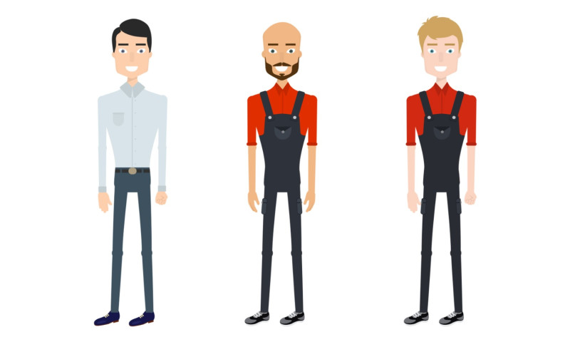 Simple character animation