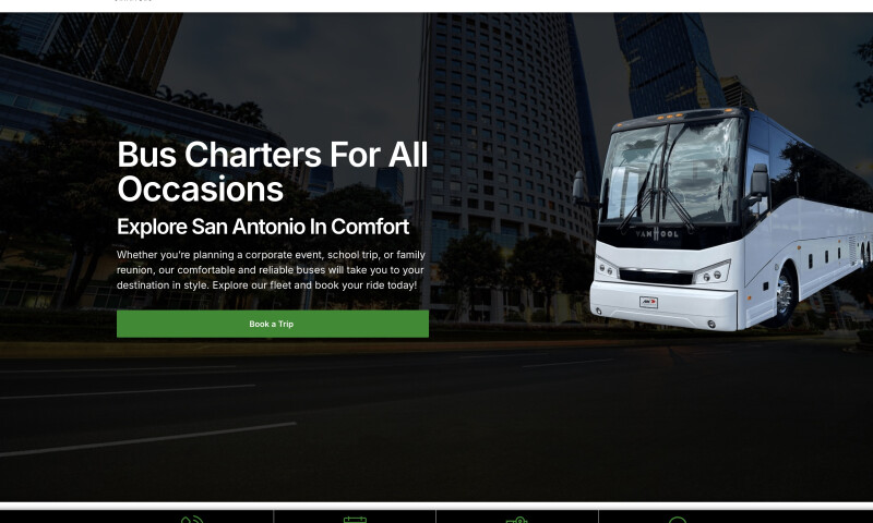 Bus Charter Website Design