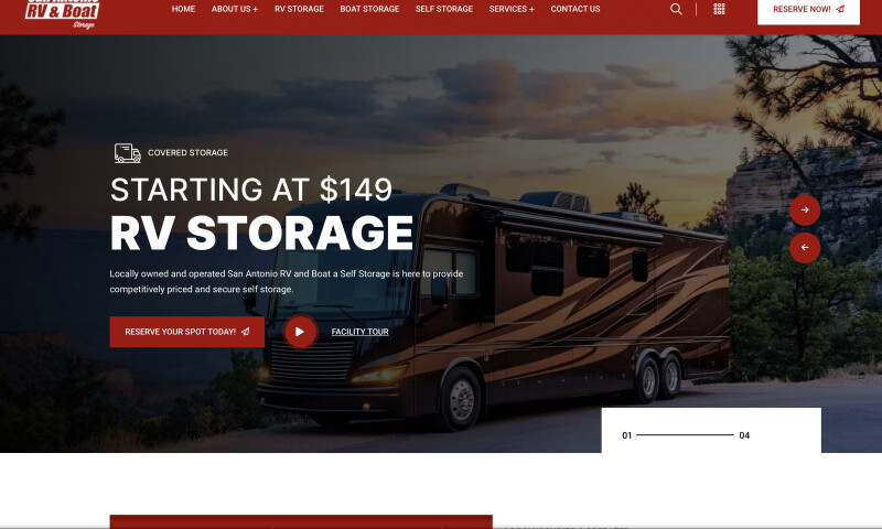 Self Storage Web Design