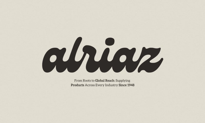 Alriaz.com Custom Vintage-Themed Website Design