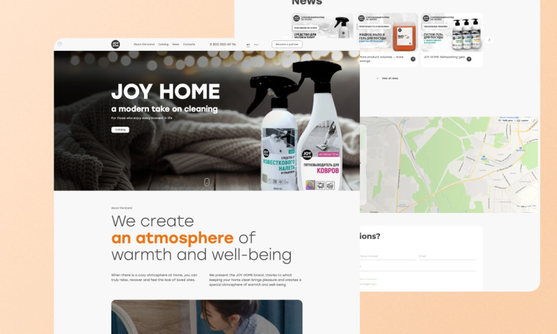 Landing Page Joy Home