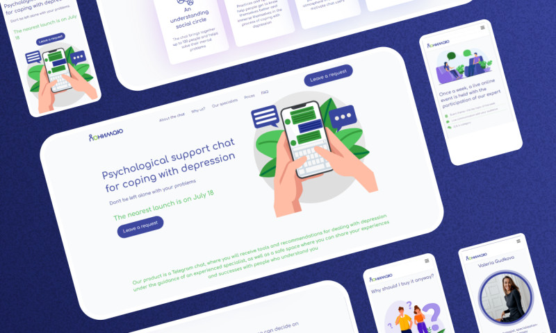 Landing Page Ponimayu