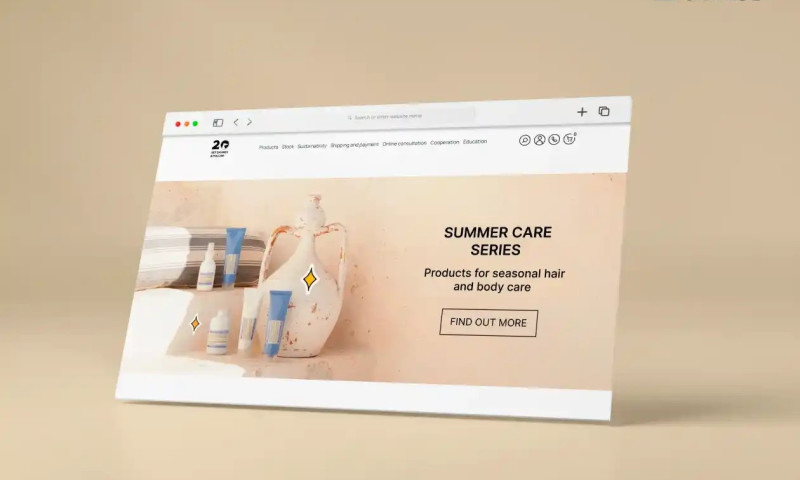 Maintenance of the Davines website