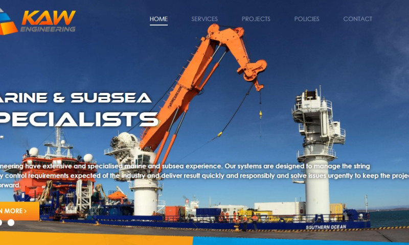 Laravel Website (KAW Engineering)